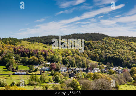 Satterthwaite, im Tiefland-Tal in der Nähe von Grizedale Forest, in der Nähe von Hawkshead, Lake District, Cumbria Stockfoto