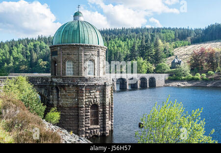 Garreg DDU Dam und Reservoir Elan Valley Mid Wales Stockfoto