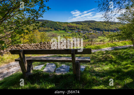 Satterthwaite, im Tiefland-Tal in der Nähe von Grizedale Forest, in der Nähe von Hawkshead, Lake District, Cumbria Stockfoto