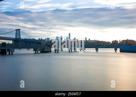 World Trade Center und Brücke Stockfoto