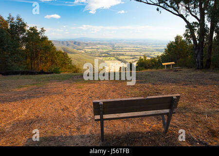 Murmungee Lookout Beechworth Stockfoto