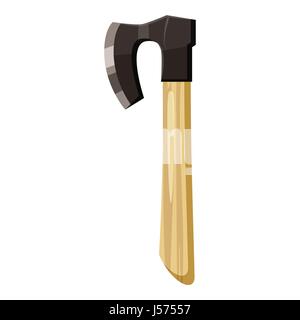 Axt-Symbol, Cartoon-Stil Stock Vektor