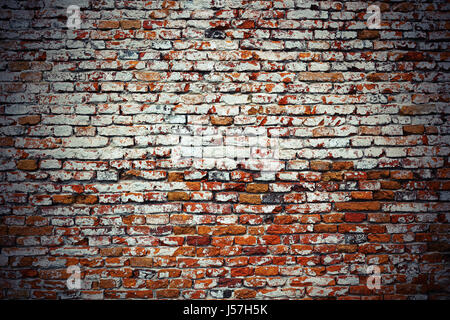 Vintage Textur Bild der roten Backsteinmauer bereit für Ihre architektonische Gestaltung Stockfoto