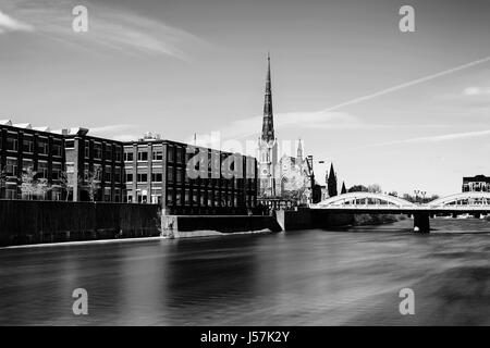 Skyline Cambridge (Galt) Ontario Kanada Stockfoto