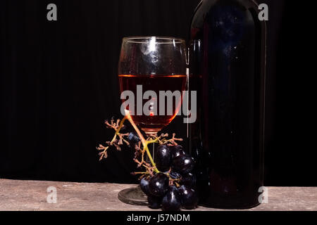 Flasche Wein Stockfoto