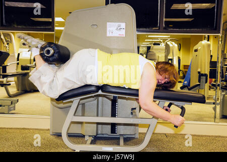 Orlando Florida, International Drive, The Peabody Orlando, Hotelhotels, Unterkunft in Motels, Fitnessclub, lateinamerikanische lateinamerikanische ethnische Einwanderer Stockfoto