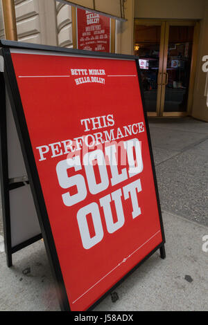 Shubert Theatre am Times Square, New York City, USA Stockfoto