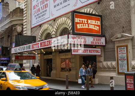 Shubert Theatre am Times Square, New York City, USA Stockfoto