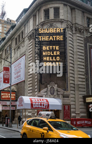 Shubert Theatre am Times Square, New York City, USA Stockfoto