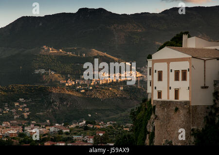 MONREALE Italien - 13. Oktober 2009: Blick über Palermo und die Conca d ' Oro Stockfoto