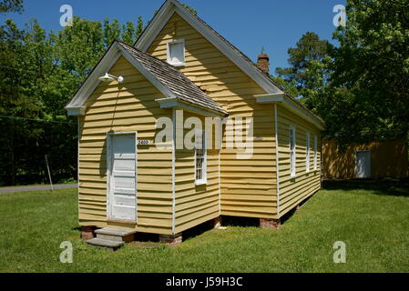 Stanley-Institut - ein frühes Beispiel für eine Post-Bürgerkrieg-Schulhaus für schwarze.  Es diente Klassen eins bis sieben. Stockfoto