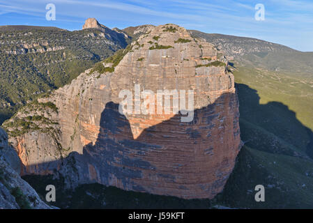 Pena aman der natürlichen gateway Salto de Roldan in Aragonien Stockfoto