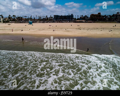 Bilder von meiner Zeit in Huntington Beach USA am Ufer brechen hotel Stockfoto