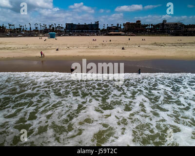 Bilder von meiner Zeit in Huntington Beach USA am Ufer brechen hotel Stockfoto