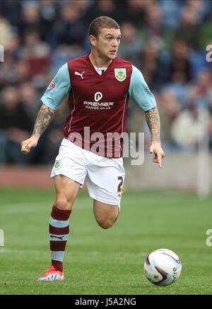 KIERAN TRIPPIER BURNLEY FC BURNLEY FC TURF MOOR BURNLEY ENGLAND 26. Oktober 2013 Stockfoto