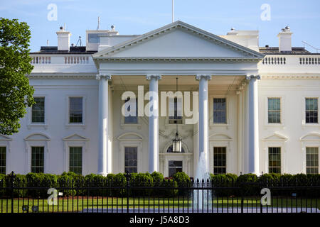 Nordfassade des weißen Hauses in Washington DC USA Stockfoto