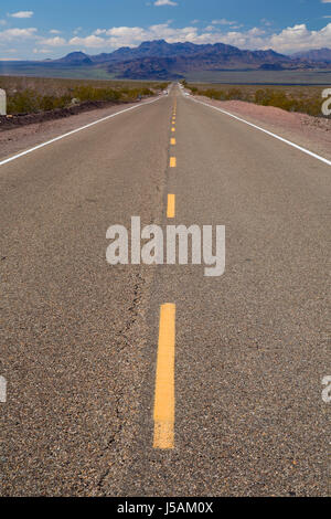 Historische Route 66, Mojave Trails Nationaldenkmal, Kalifornien Stockfoto