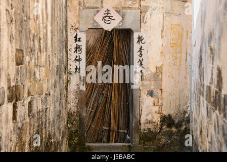 Leben in das alte Dorf von Xidi, Anhui, China Stockfoto