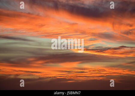 Sonnenuntergang Stockfoto