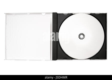 geöffnete cd-Hülle Stockfoto