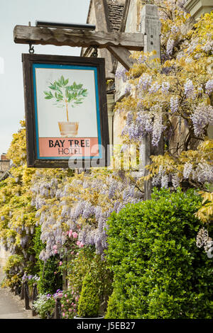 Bay Tree Hotel in Witney, Oxfordshire, England. Die Cotswolds. Stockfoto