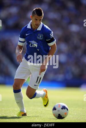 KEVIN MIRALLAS EVERTON FC GOODISON PARK LIVERPOOL ENGLAND 24. August 2013 Stockfoto