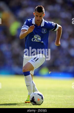 KEVIN MIRALLAS EVERTON FC GOODISON PARK LIVERPOOL ENGLAND 24. August 2013 Stockfoto