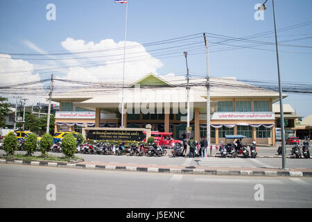 CHIANG MAI, THAILAND-10. Mai 2017: neue Terminal von Chiangmai Busbahnhof. Foto am Busbahnhof Chiang Mai, Thailand. Stockfoto