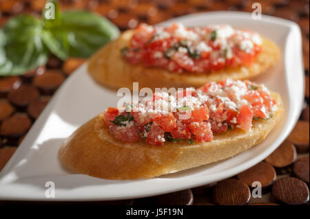 Bruschetta Stockfoto