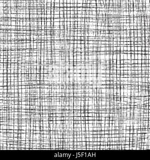 horizontale und vertikale schwarze Linien Stock Vektor