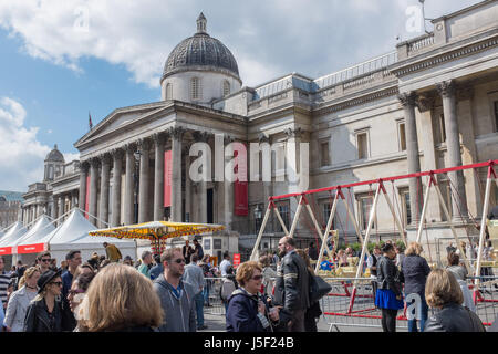 National Portrait Gallery in St.-Martins Platz im Londoner West End Stockfoto