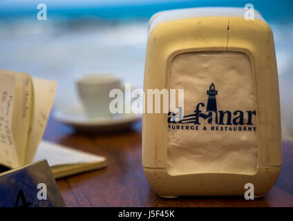 Al Fanar Kaffee, South Governorate, Reifen, der Libanon Stockfoto