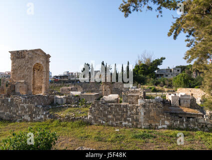 Nekropole von el Bass Ausgrabungsstätte, South Governorate, Reifen, der Libanon Stockfoto