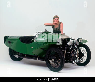 1927 Morgan Aero mit "Flapper" Modell Stockfoto