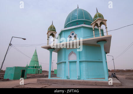 SUDAN, Khartum: Moscheen und einen Friedhof. Stockfoto