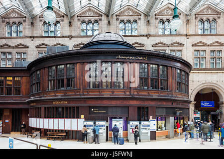 Bahnhofshalle Glasgow Central Station Stockfoto