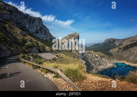 Die schönsten Panoramastraßen des Cap de Formentor, Mallorca, Mallorca, Balearen, Spanien Stockfoto