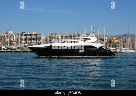 Bild - Luxus-Motoryacht + Segeln Superyachten - während der kombinierten Palma International Boat Show 2017 und Palma Superyacht zeigen 2017, Palma Stockfoto