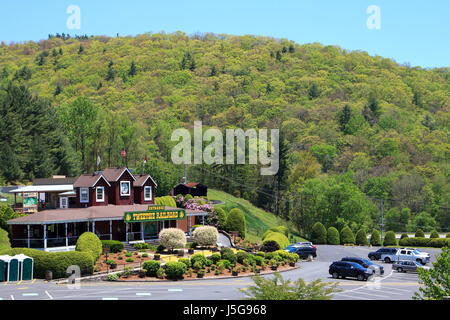 Tweetsie Eisenbahn-Vergnügungspark Blowing Rock North Carolina Stockfoto