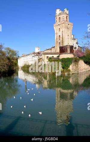 Galileo Galilei Sternwarte, La Specola Turm in Padua, Italien Stockfoto