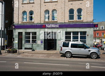 NatWest Bank Branch Market Place Thirsk North Yorkshire England Großbritannien GB Großbritannien Stockfoto