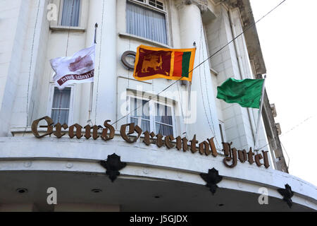 Fort Colombo Sri Lanka Grand Oriental Hotel Stockfoto