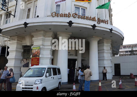 Fort Colombo Sri Lanka Grand Oriental Hotel Stockfoto