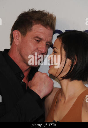 NEW YORK, NY - 17.Mai: Kenny Johnson, besucht Lina Esco 2017 CBS Upfront im The Plaza Hotel am 17. Mai 2017 in New York City @John Palmer/Medien-Punch Stockfoto