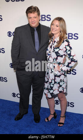 NEW YORK, NY - 17.Mai: Lance Barber, besucht Zoe Perry 2017 CBS Upfront im The Plaza Hotel am 17. Mai 2017 in New York City @John Palmer/Medien-Punch Stockfoto