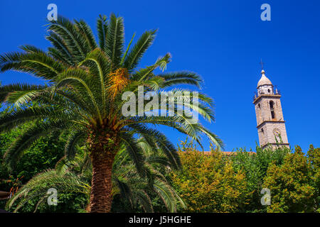 Alte Stadt Zentrum von Sartène Stadt, Korsika, Frankreich, Europa. Stockfoto