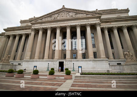 Nationalarchiv der Vereinigten Staaten bauen Washington DC USA Stockfoto