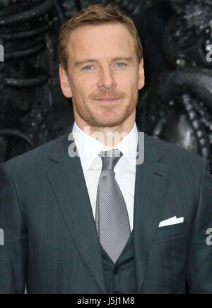 4. Mai 2017 - Michael Fassbender Teilnahme an "Alien: Bund" Welt-Premiere im Odeon Leicester Square in London, England, UK Stockfoto