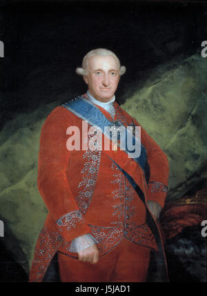 Karl IV. von Spanien (1748-1819) von Goya Stockfoto