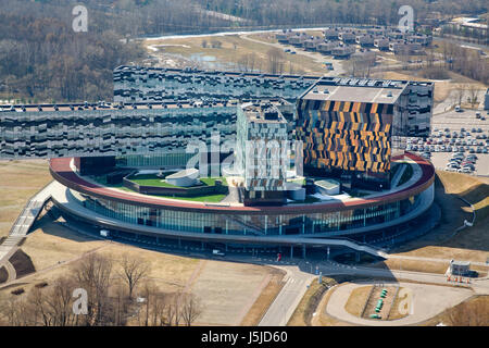 Luftaufnahme des Skolkovo Innovation Center in der Nähe von Moskau, Russland Stockfoto